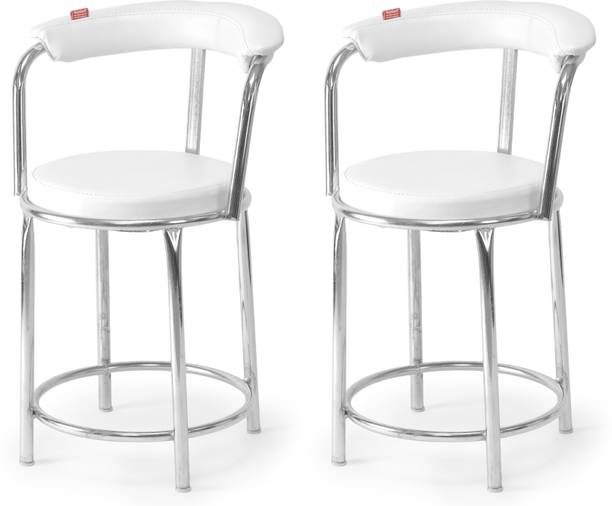 GOYALSON Steel Stool chair Home/Office/Visitor/Study/Executive/Computer Stool Metal Dining Chair