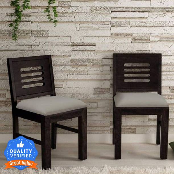 JeenWood Solid Wood Sheesham Wood 2 Dining Chair For Dining Room, Restaurants Solid Wood Dining Chair