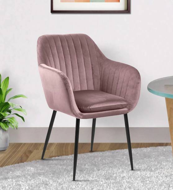 Radha Impex Modern Pink Blush Sophia Accent Chair Solid Wood Dining Chair