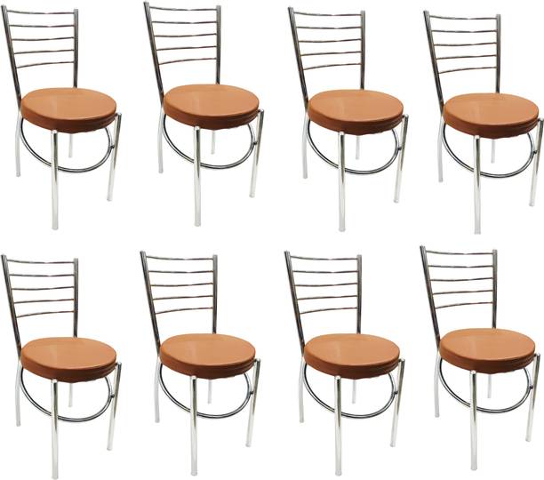 P P CHAIR Multipurpose Steel Dining/Restaurant/Cafe/Home/Office/Study Chair Leatherette Dining Chair