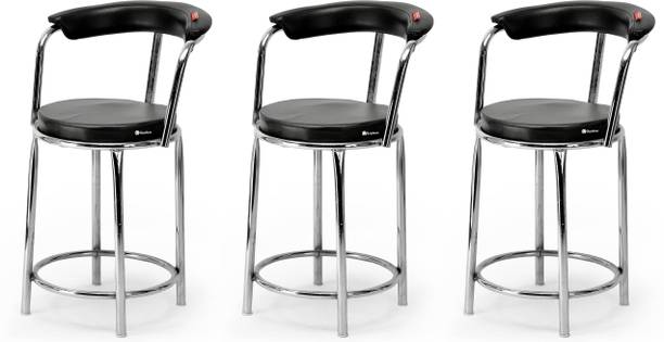 Goyal Steel & Furniture Industries Elegance and Comfort steel frame dining stool for home office hotel Metal Dining Chair