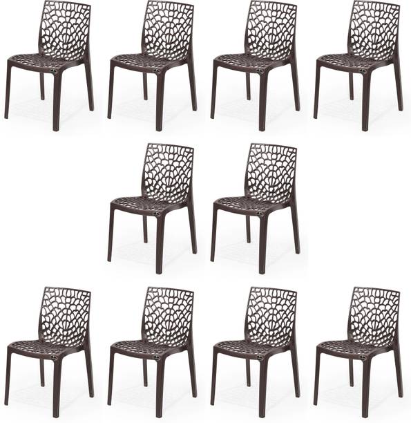 Goyal Steel & Furniture Industries Premium Quality Plastic web Chair Affordable Comfort for Your Home office Plastic Dining Chair