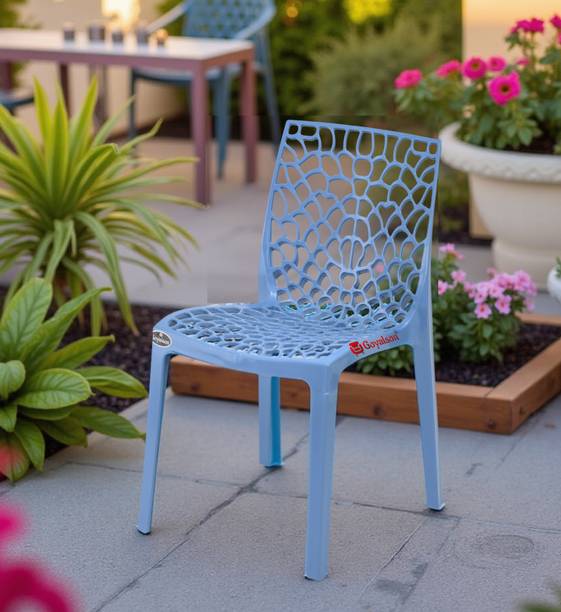 APPLE FURNITURE Designer Web Plastic Living Room Outdoor Chair Plastic Dining Chair