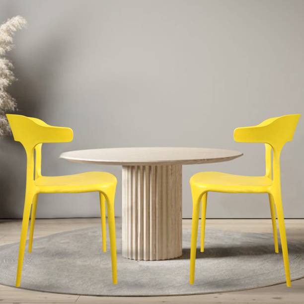 Rose Designer Chairs ROSE Vision Cafe Chairs, Restaurant Chair with Backrest, Plastic Dining Chair