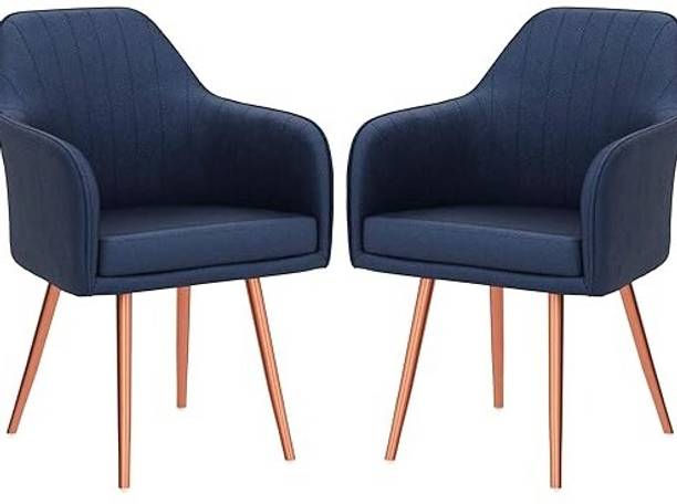 MKN Velvet Dining Chairs, Cushion Seat Chair for Living Room Bedroom Restaurant Solid Wood Dining Chair