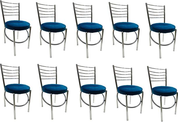 GOYALSON Ergonomic Steel Dining Chair Home Office Restaurant Hotel Dining Chair Metal Dining Chair