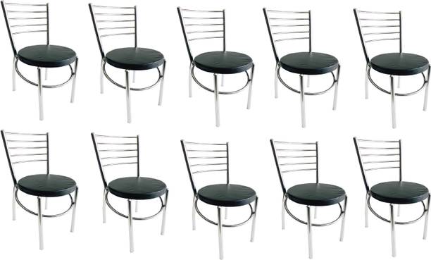 P P CHAIR Dining chair for Home hotel Steel Frame and Leather seat Without arm Chair Metal Dining Chair