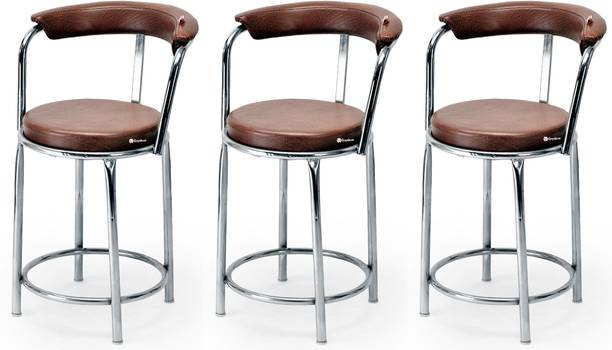 Goyal Steel & Furniture Industries Elegance and Comfort steel frame dining stool for home office hotel Metal Dining Chair