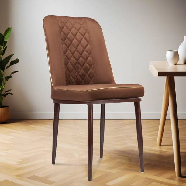 MRC Executive Chairs Mrc Dining Chair Cafe,Reception,Lounge With Metal Legs Brown & Gold Metal Dining Chair
