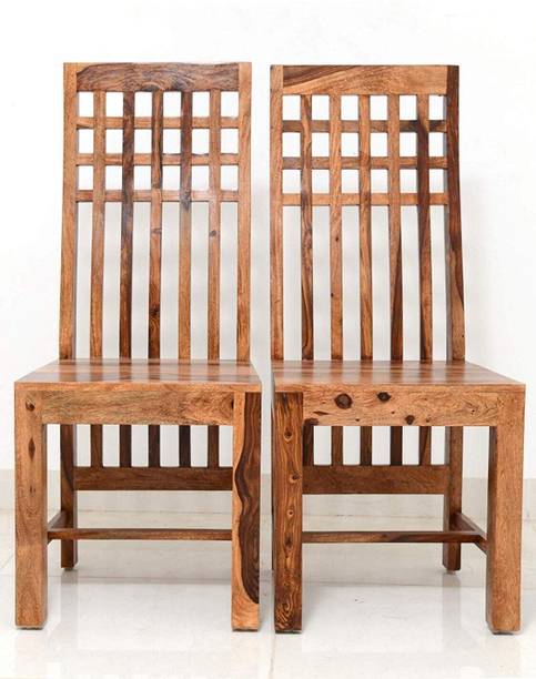 HDWOOD Solid Sheesham Wood Set of 2 Dining /Study Chair For Dining/ Study Room/ Office. Solid Wood Dining Chair