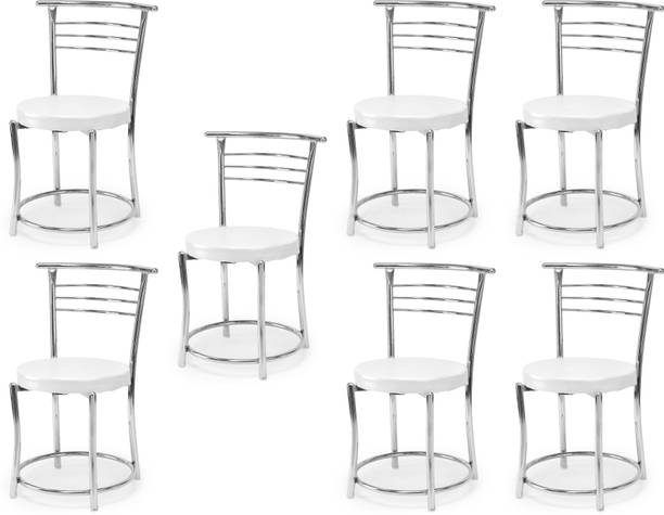 P P CHAIR Comfortable Multipurpose Steel Dining/Restaurant/Cafe/Home/Office/Study Chair Leatherette Dining Chair