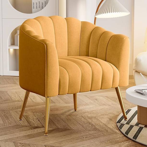 S K hindustan Modern Metal Cushion Chair Metal Dining Chair