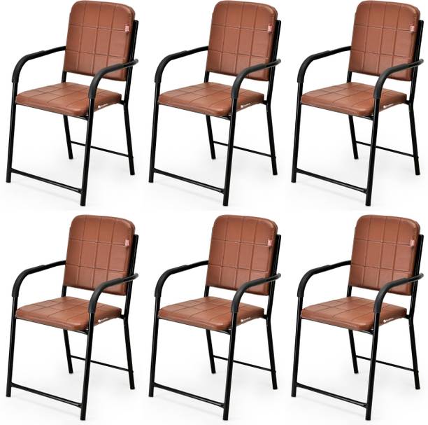 P P CHAIR Multipurpose cast iron comfort setting Dining chair Home Office Study Chair Leatherette Dining Chair