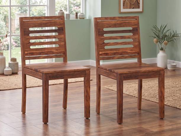 Mamata Wood Decor Wooden Dining Chair Only | Dinning Chairs for Kitchen & Dining Room|Set of 2, Solid Wood Dining Chair