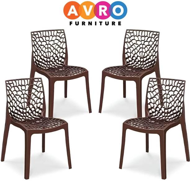 AVRO Spider Chair for Home, Office, Cafe. Web Durable Outdoor Seating Plastic Dining Chair