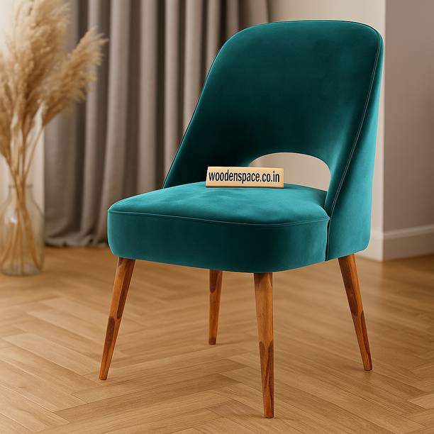 Wooden Space Dining Chair, Study Chair, Accent Chair in Fabric, Vintage Chair Lounge Chair Solid Wood Dining Chair