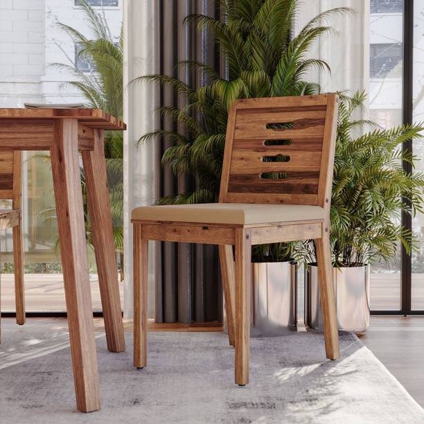 Wakefit Simsim Solid Wood Dining Chair