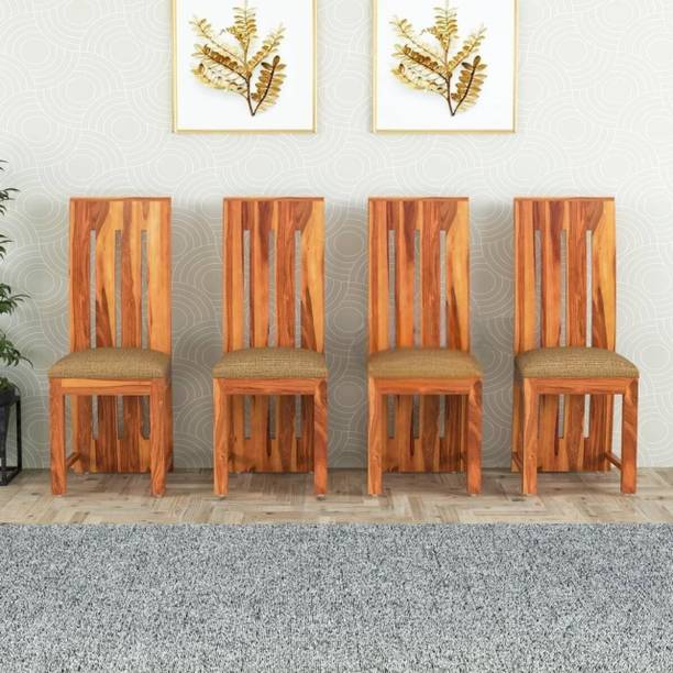 DITHA Solid Wood Dining Chair| Wooden Chair | Chair Set Of 4| Sheesham Wood Chair Set| Solid Wood Dining Chair