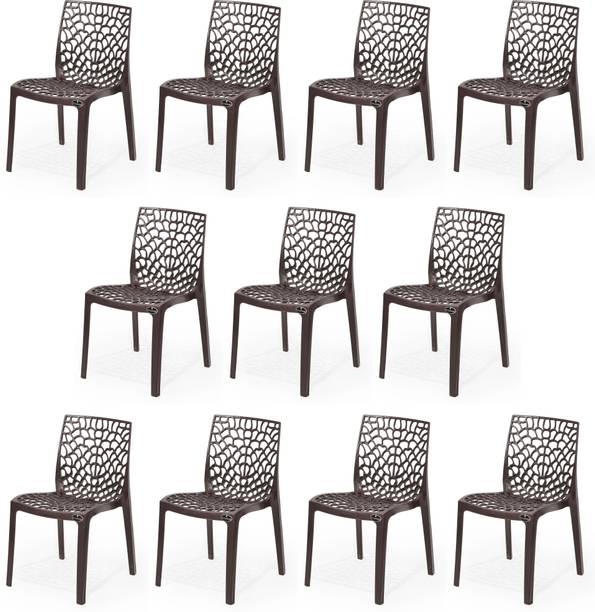 Goyal Steel & Furniture Industries Premium Quality Plastic web Chair Affordable Comfort for Your Home office Plastic Dining Chair