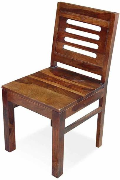 Friday Furniture Solid SheeshamWood Multipurpose Chair For Room/Hotel/LivingRoom&Study Solid Wood Dining Chair