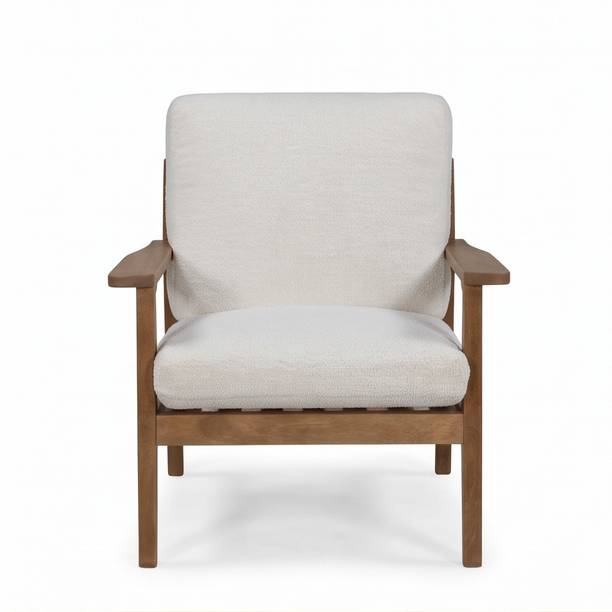 SAMYOGLIVING Vla Wooden Accent Chair Solid Wood Dining Chair