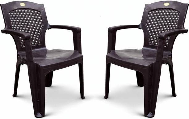 होमीबॉस Plastic Chairs for Home & Outdoor | Strong & Durable | Balcony & Office Use डाइनिंग चेयर