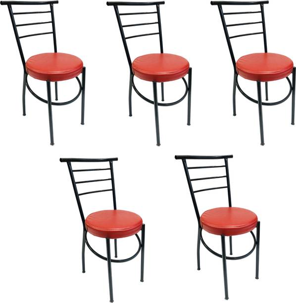 SOMRAJ Multipurpose Dining/Restaurant/Cafe/Home/Office/Study Chair Leatherette Dining Chair