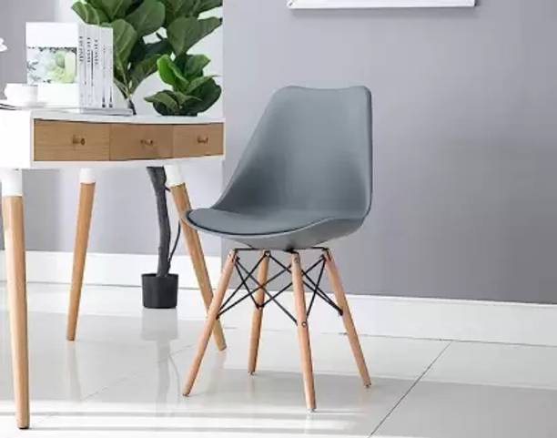 Aadya Craft Eames Replica Nordan DSW Stylish Modern Furniture Plastic Chairs with Cushion Plastic Dining Chair