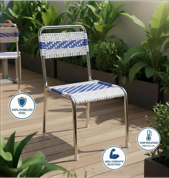 URBAURA Comfortease Garden Chair Metal Dining Chair