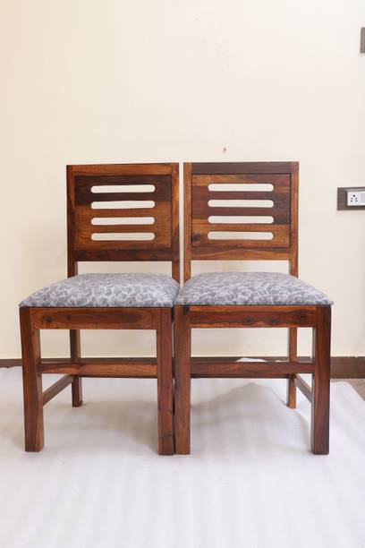 Wopno Furniture Pure Sheesham Wooden dining Chair Only|2 Chair For Dining Room Solid Wood Dining Chair