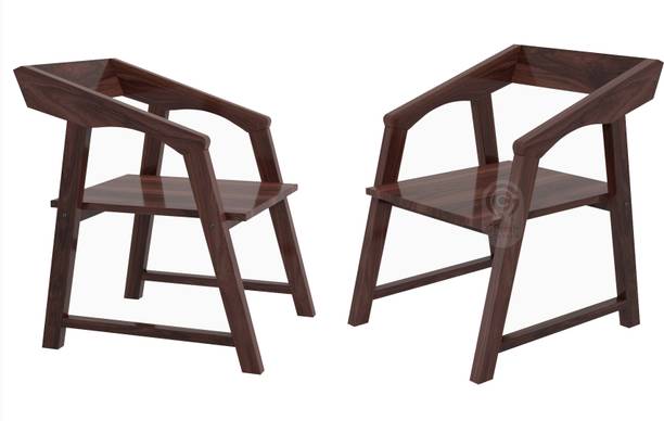 GPcraft Solid Wood Multipurpose Armrest Chair for Living Room Home and Office Solid Wood Dining Chair