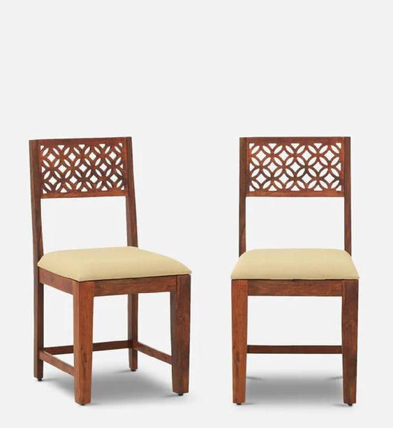Allie Wood Rosewood (Sheesham) Solid Wood Dining Chair