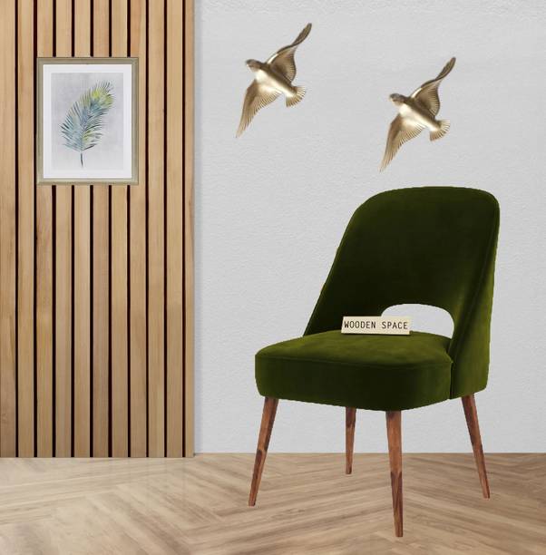 Wooden Space Dining Chair, Study Chair, Accent Chair in Fabric, Vintage Chair Lounge Chair Solid Wood Dining Chair