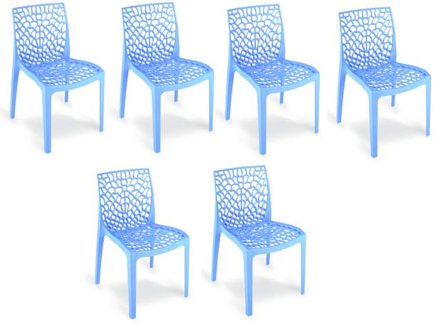 Goyal Steel & Furniture Industries Premium Quality Plastic web Chair Affordable Comfort for Your Home office Plastic Dining Chair