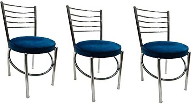 Goyal Steel & Furniture Industries Modern Leatherette steel Dining Chair for Kitchen and dining Room Metal Dining Chair
