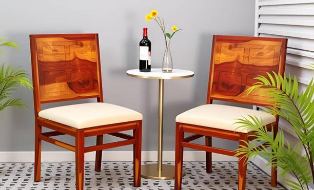 DECOREWALA Decorewala Solid Sheesham Wood Dining Chair For Dining room & Kitchen Solid Wood Dining Chair