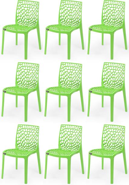 Goyal Steel & Furniture Industries Premium Quality Plastic web Chair Affordable Comfort for Your Home office Plastic Dining Chair