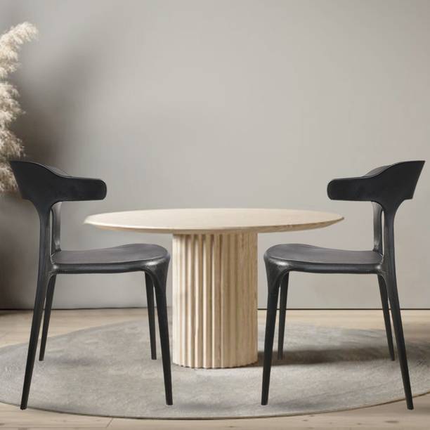 Rose Designer Chairs ROSE Vision Cafe Chairs, Restaurant Chair with Backrest, Plastic Dining Chair