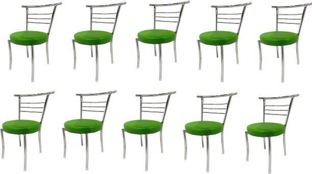 GOYALSON Chrome Chair Office Visitor Student Study Chair Home Resturants Dining Chair Metal Dining Chair