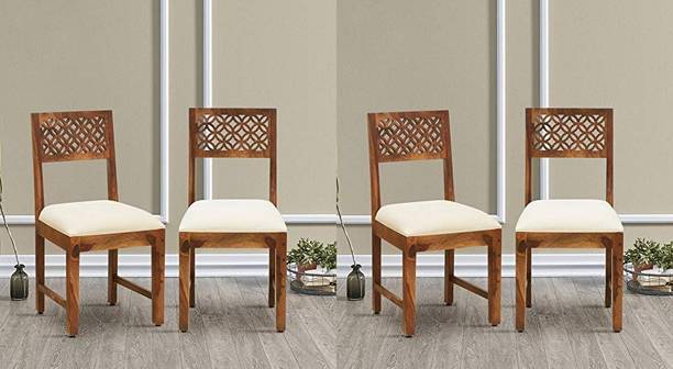 DITHA Solid Wood Dining Chair| Wooden Chair | Chair Set Of 4| Sheesham Wood Chair Set| Solid Wood Dining Chair