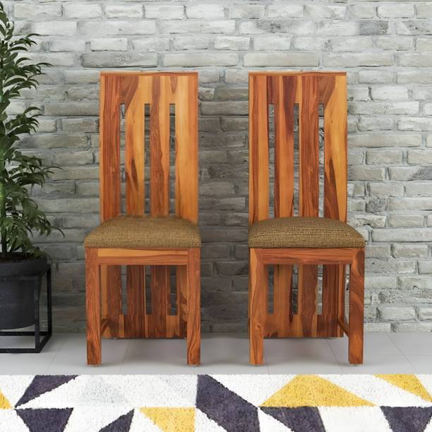 DITHA Solid Shesham Wood 2 Dining Chair For Dining Room | Kitchen | Hotel Solid Wood Dining Chair