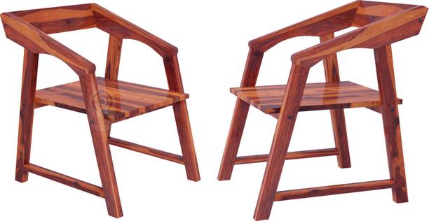 GPcraft Multipurpose Armrest Chair for Living Room Home and Office Solid Wood Dining Chair