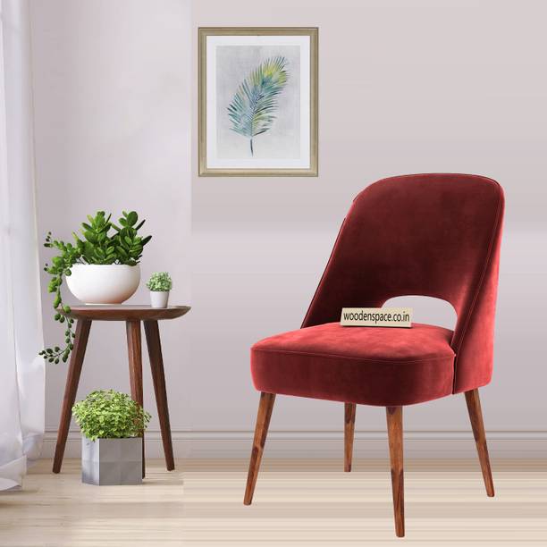 Wooden Space Dining Chair, Study Chair, Accent Chair in Fabric, Vintage Chair Lounge Chair Solid Wood Dining Chair