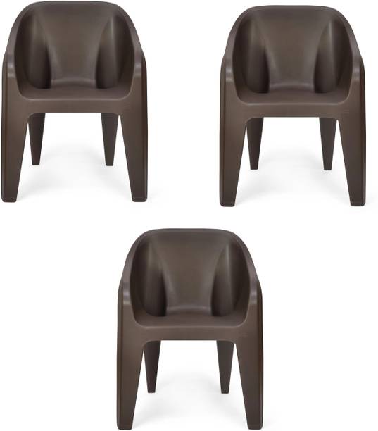 JOLLY Chairs set of 3 pcs , Home, Office, Kitchen, Room, Strong and Sturdy Plastic Dining Chair