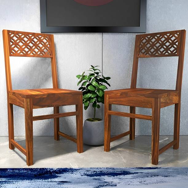CLANECRAFT Solid Sheesham Wood Dining Chairs For Dining Room/ Study Room | Solid Wood Dining Chair