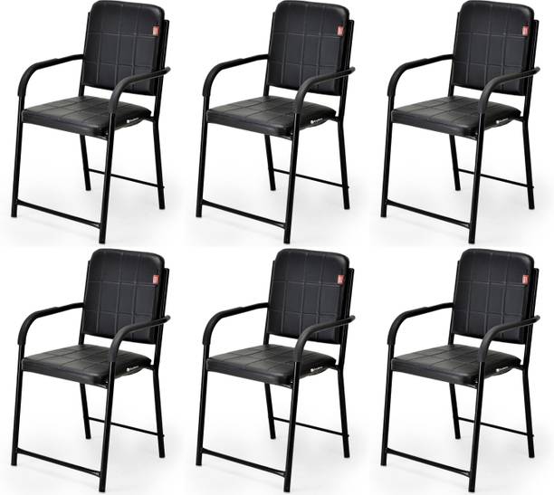 NEW GOYAL FURNITURE made in black iron chair from home cafe chair study chair with arm rest Metal Dining Chair