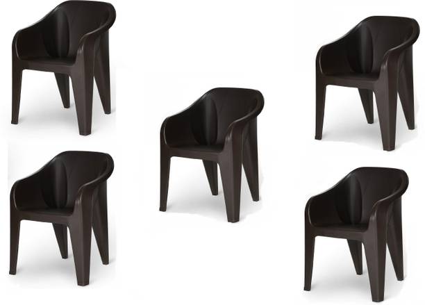 JOLLY Chairs set of 5 Pcs, Home, Kitchen, Room, Strong and Sturdy Plastic Dining Chair