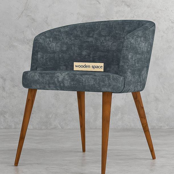 Wooden Space Dining Chair, Study Chair, Accent Chair in Fabric, Vintage Chair Lounge Chair Solid Wood Dining Chair