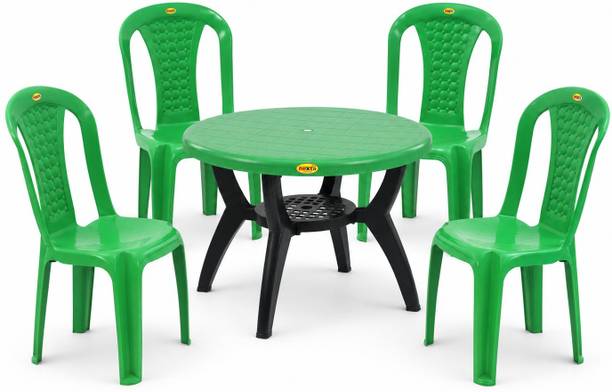 next NPPL Dining Set Plastic 4 Seater Dining Set