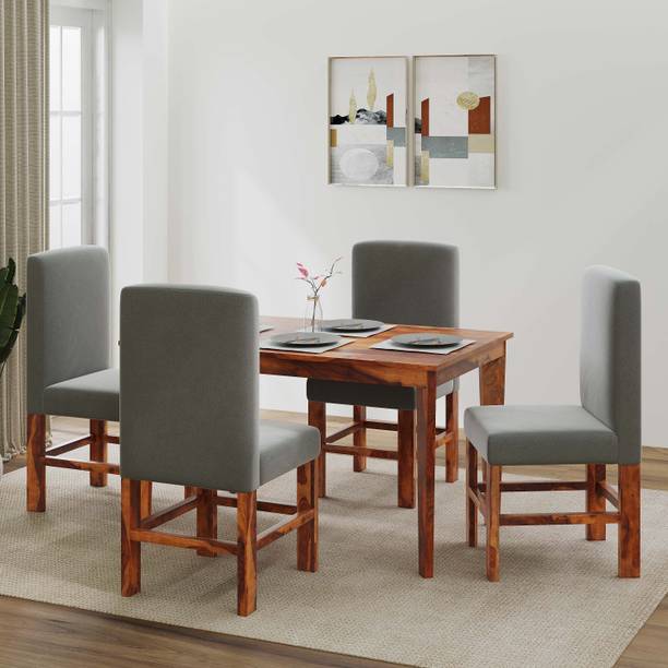Allie Wood Orian Rosewood ( Sheesham ) Solid Wood 4 Seater Dining Set
